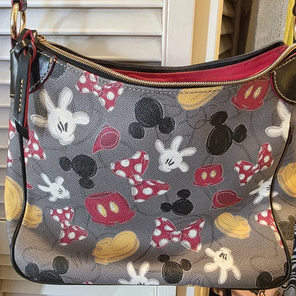Dooney & Bourke Disney Mickey Crossbody Bag - Black and Red - Picture 7 of 12